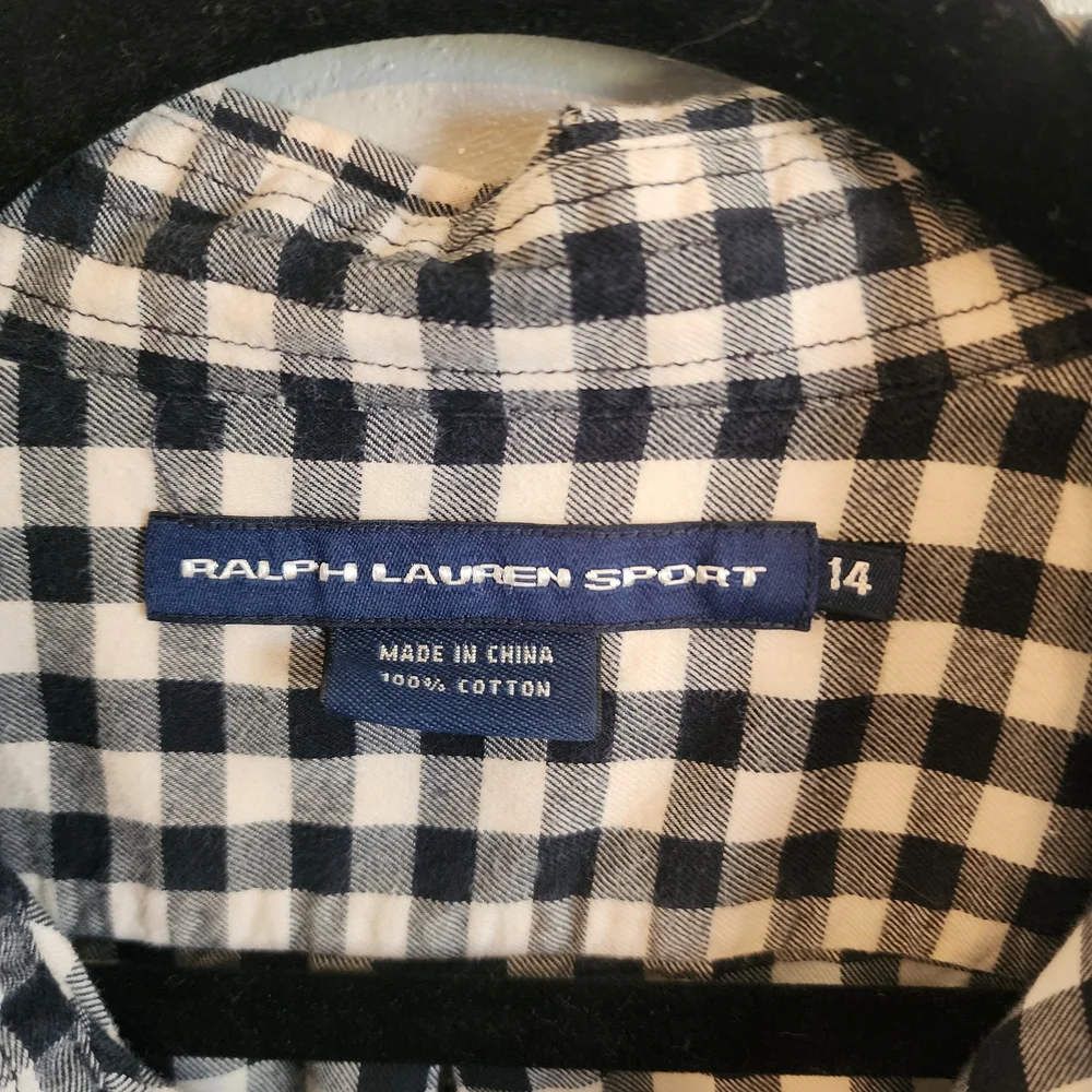Boys Flannel Ralph Lauren Sport Shirt